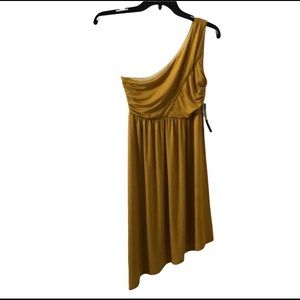 Off The Shoulder Asymmetrical Dress